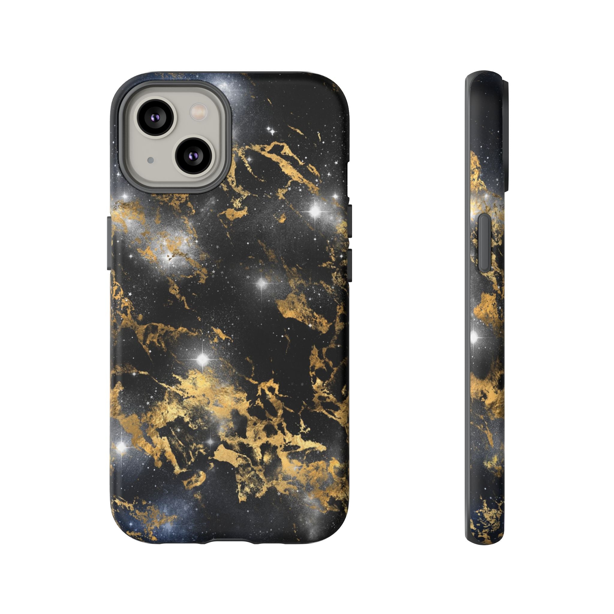 iPhone Case Tough Cases - Watercolor Marble Galaxy #1