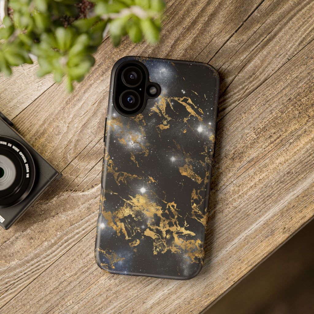 iPhone Case Tough Cases - Watercolor Marble Galaxy #1