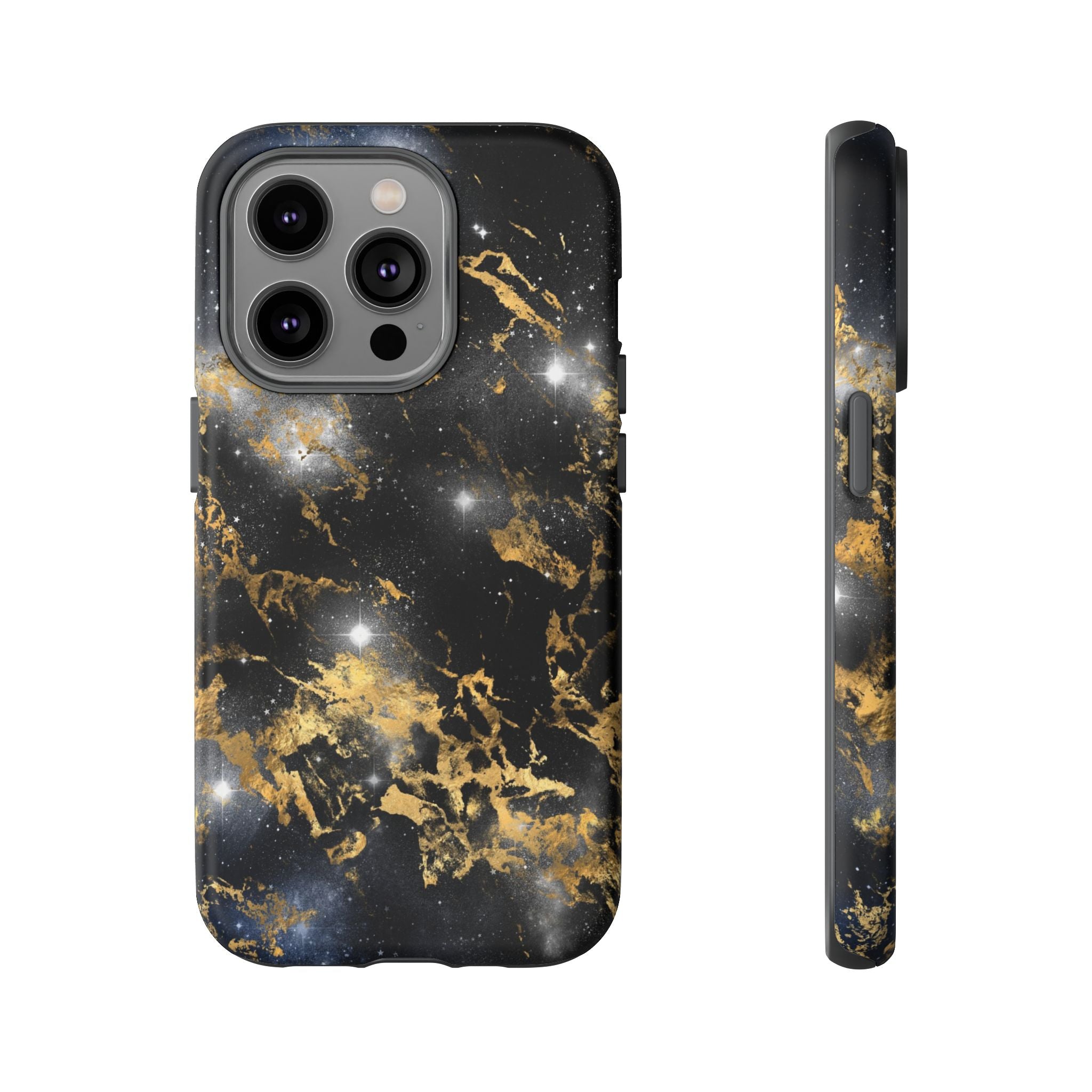iPhone Case Tough Cases - Watercolor Marble Galaxy #1