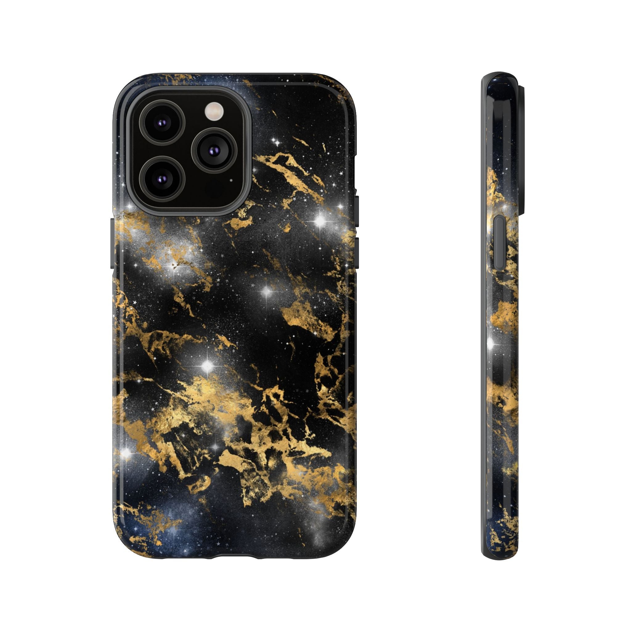iPhone Case Tough Cases - Watercolor Marble Galaxy #1