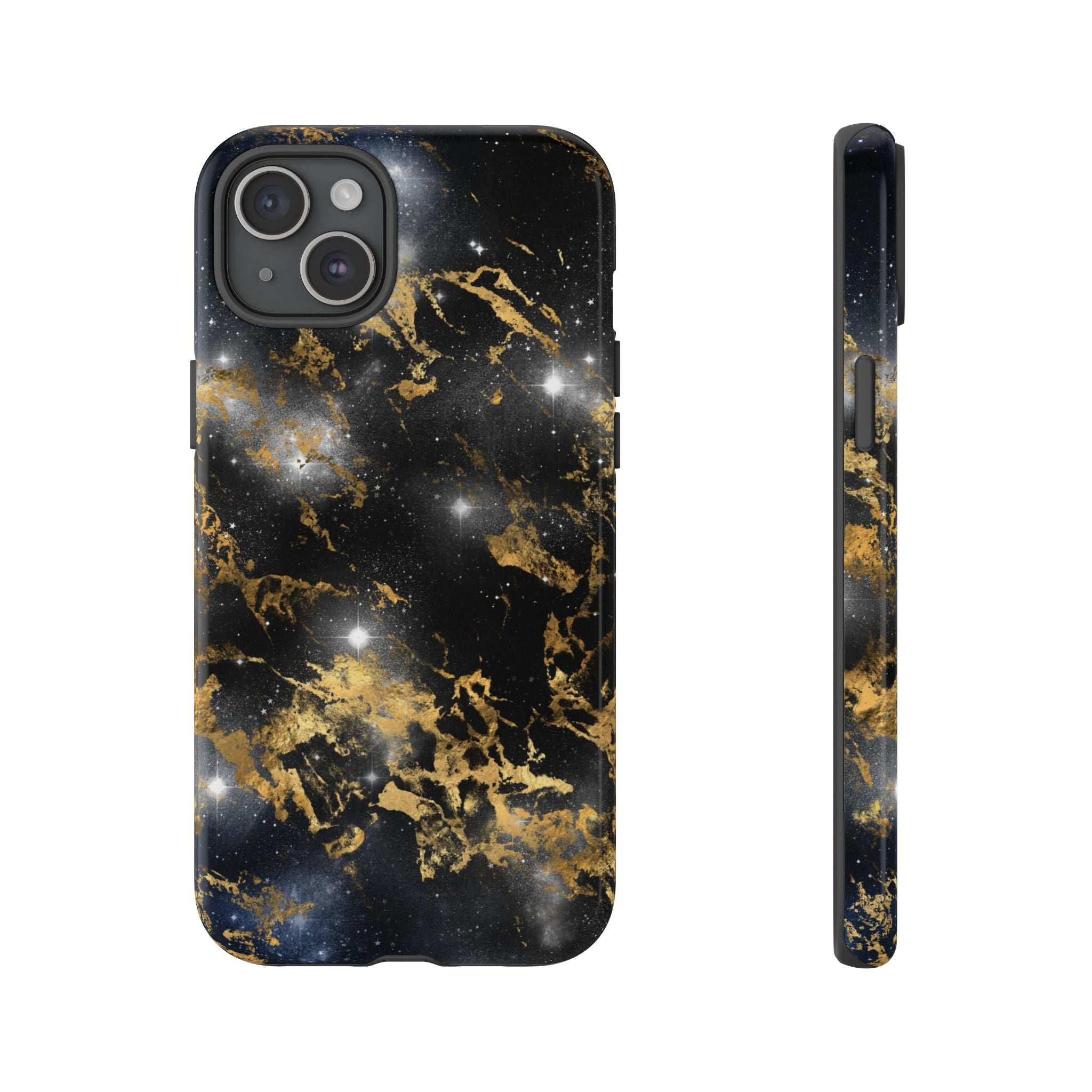 iPhone Case Tough Cases - Watercolor Marble Galaxy #1