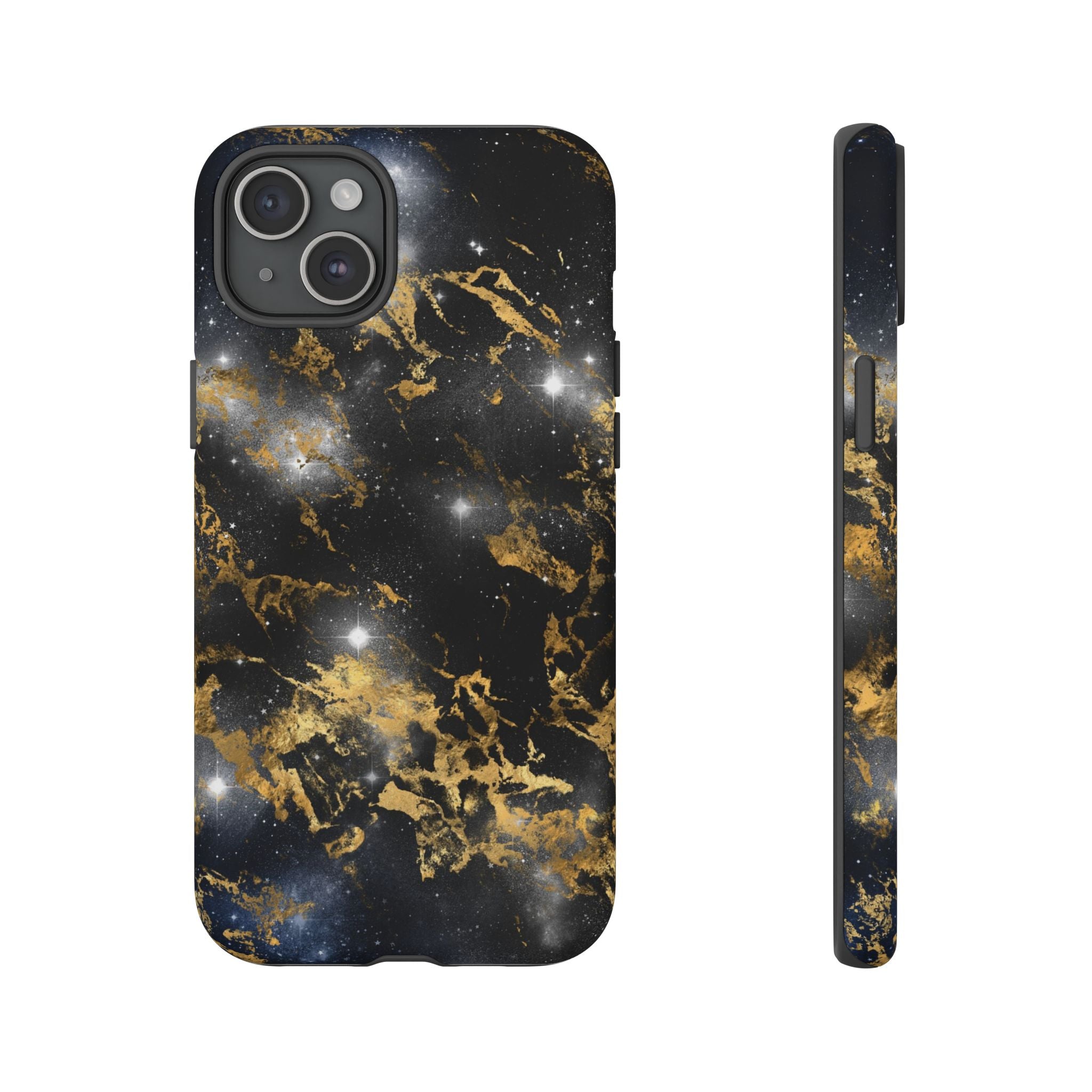 iPhone Case Tough Cases - Watercolor Marble Galaxy #1