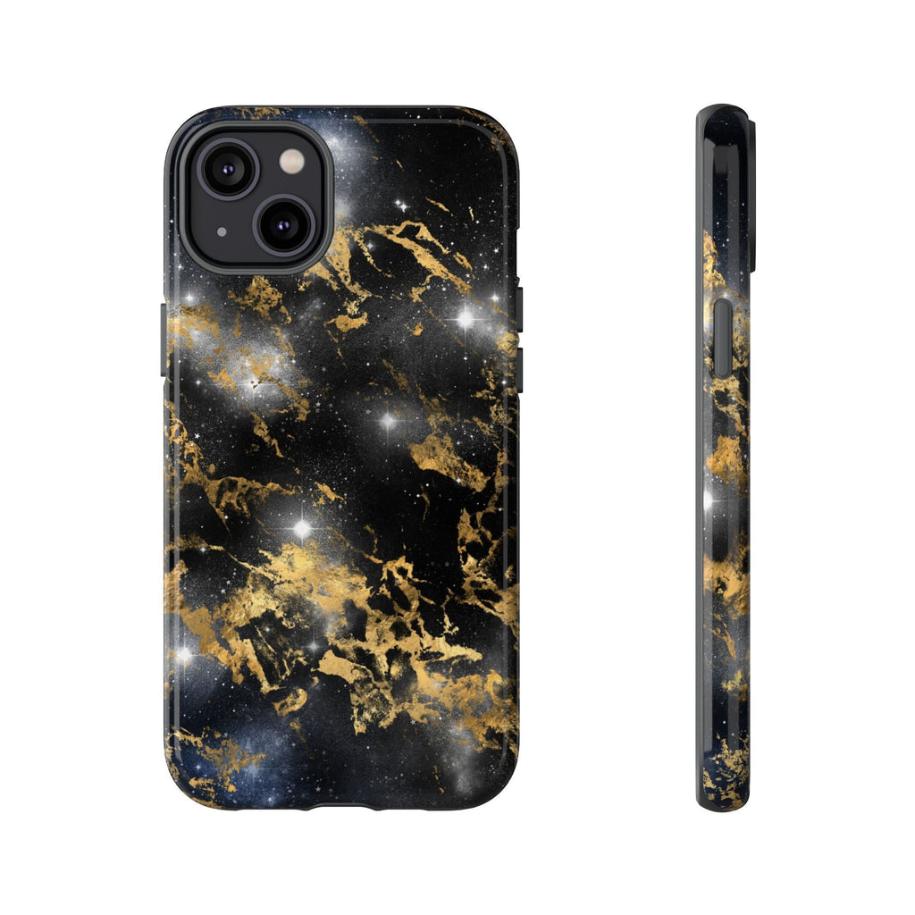 iPhone Case Tough Cases - Watercolor Marble Galaxy #1