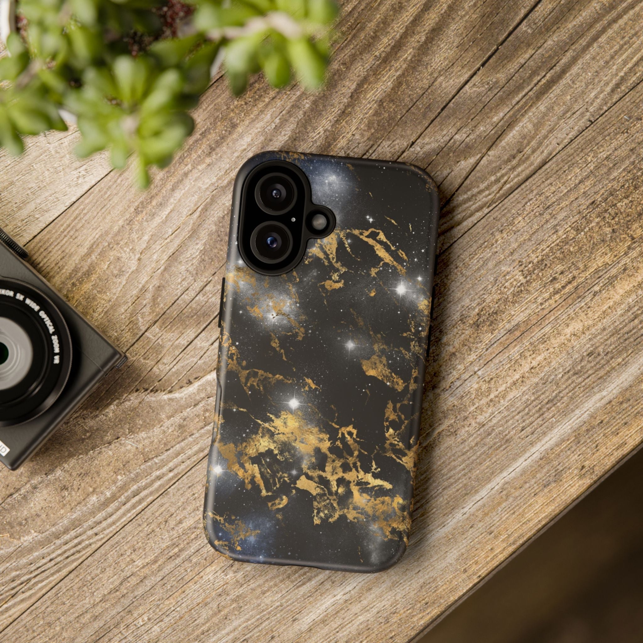 iPhone Case Tough Cases - Watercolor Marble Galaxy #1