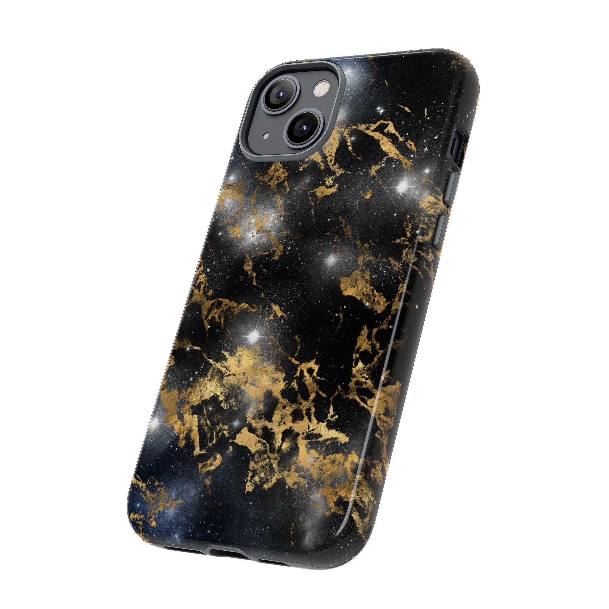 iPhone Case Tough Cases - Watercolor Marble Galaxy #1