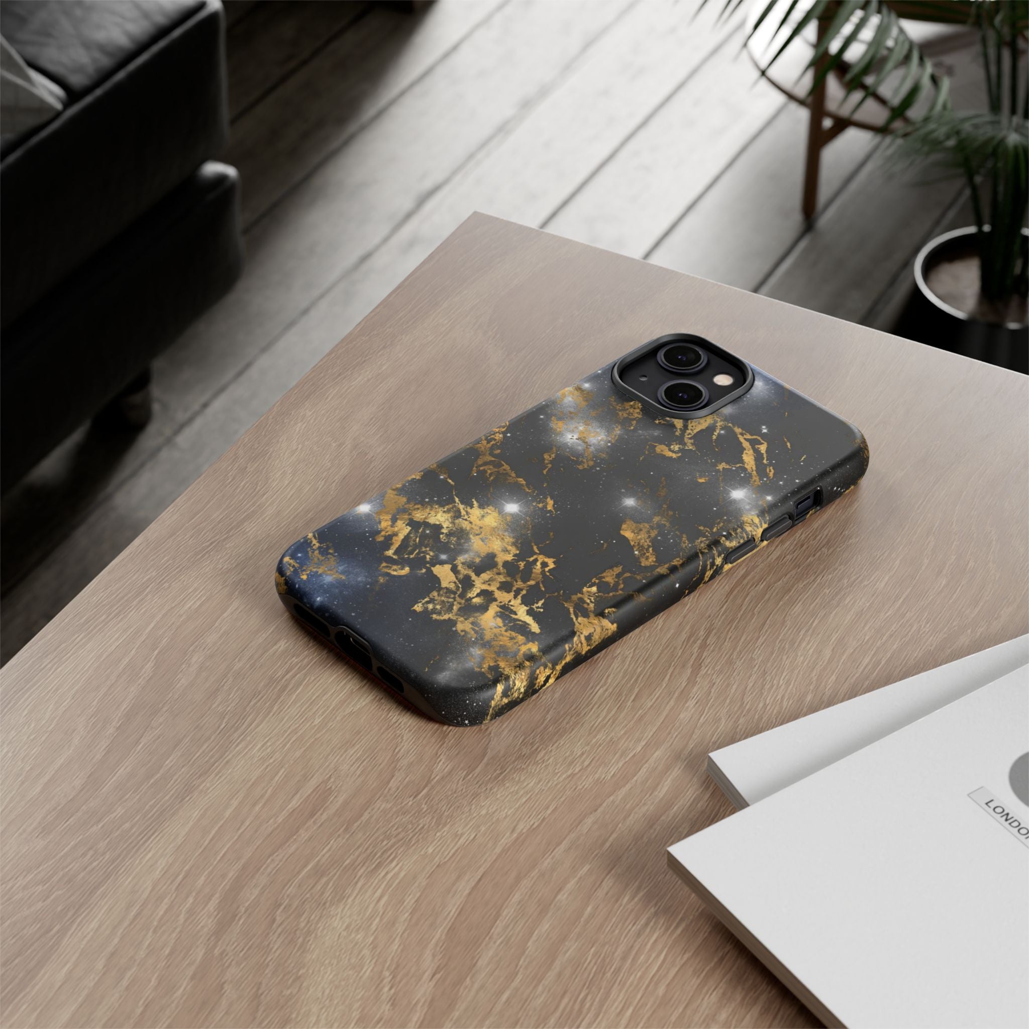 iPhone Case Tough Cases - Watercolor Marble Galaxy #1