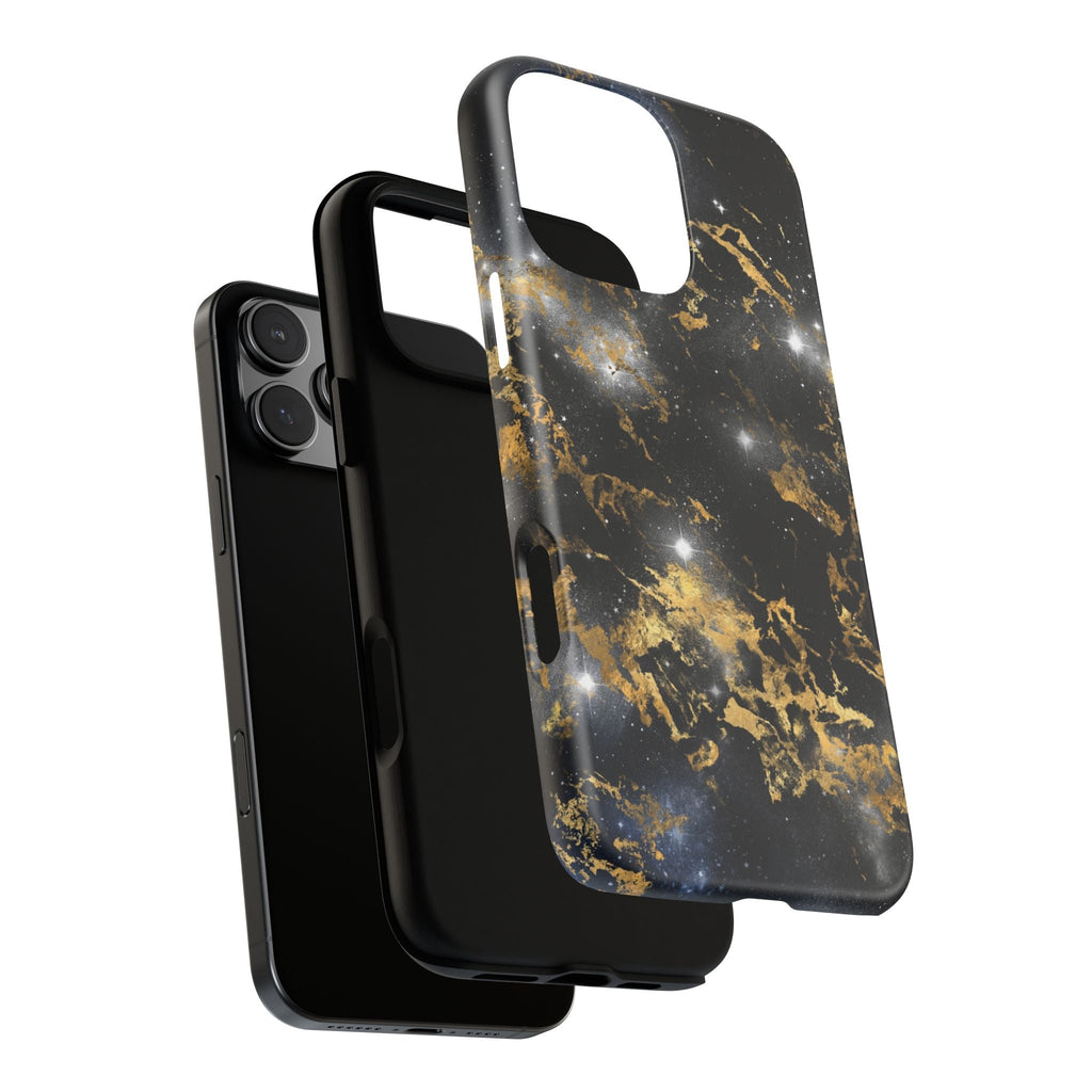 iPhone Case Tough Cases - Watercolor Marble Galaxy #1