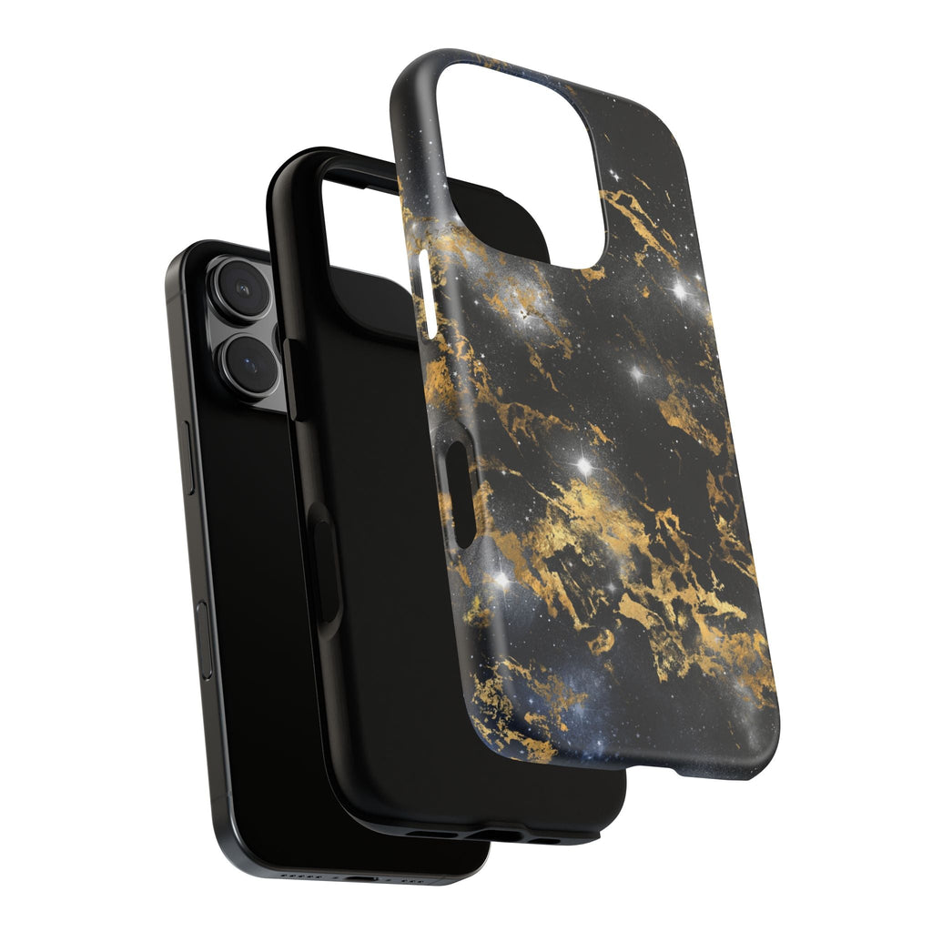 iPhone Case Tough Cases - Watercolor Marble Galaxy #1