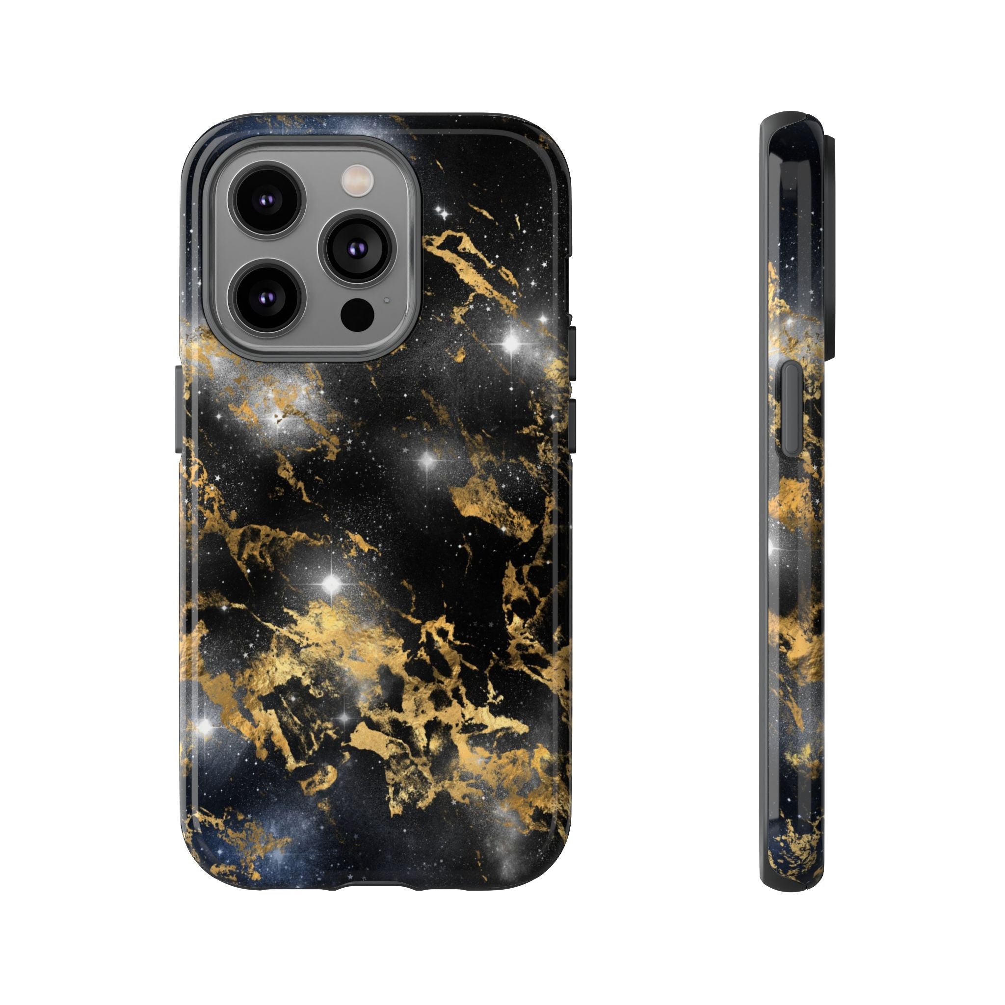 iPhone Case Tough Cases - Watercolor Marble Galaxy #1
