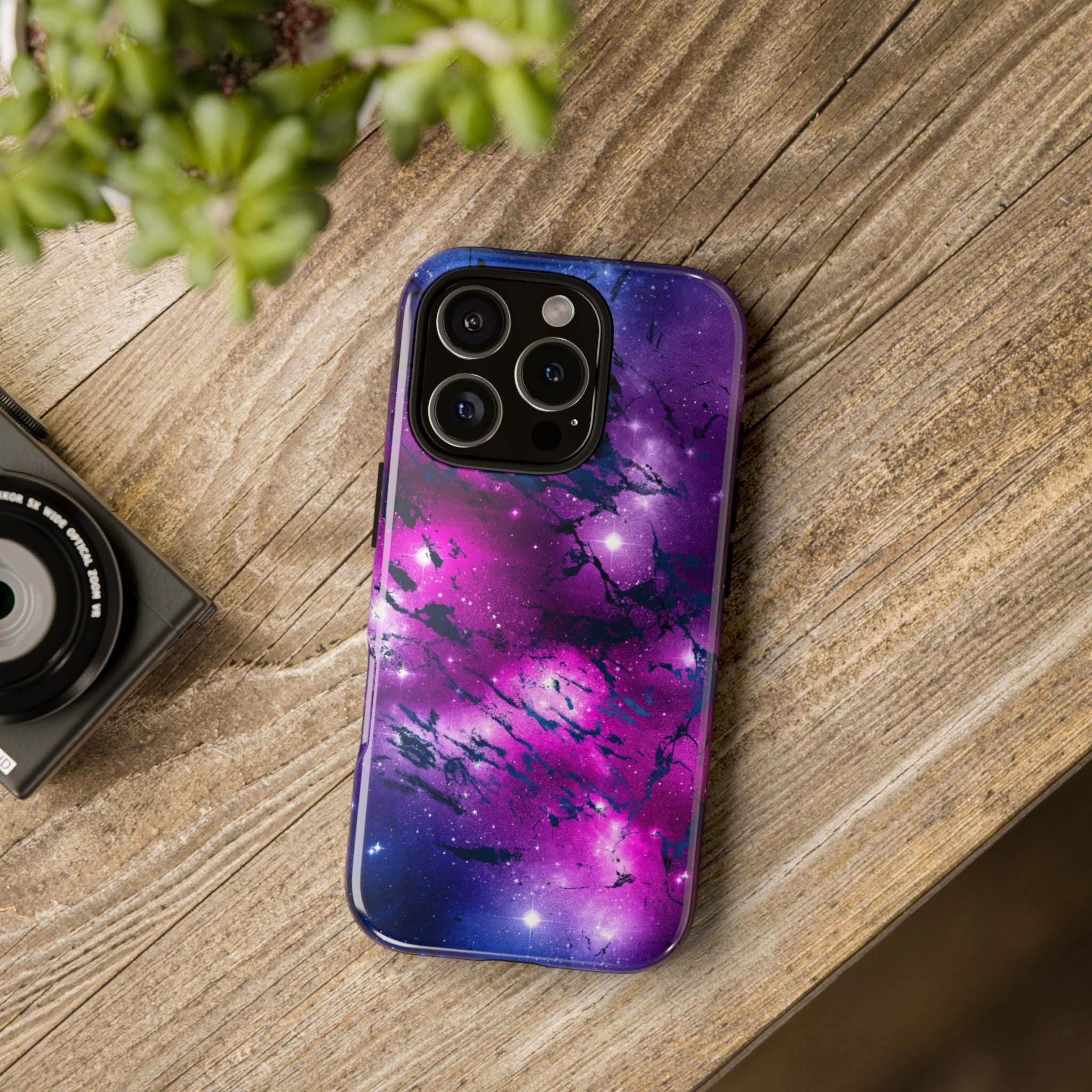 iPhone Case Tough Cases -Watercolor Marble Galaxy #2