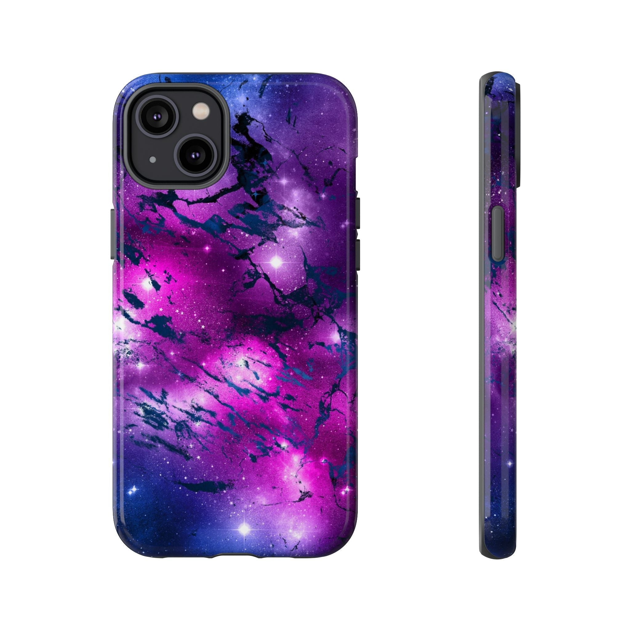iPhone Case Tough Cases -Watercolor Marble Galaxy #2