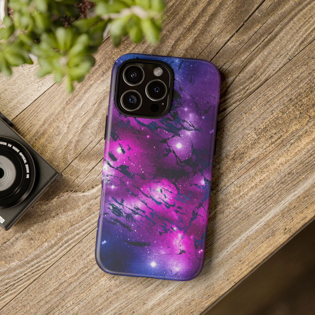 iPhone Case Tough Cases -Watercolor Marble Galaxy #2