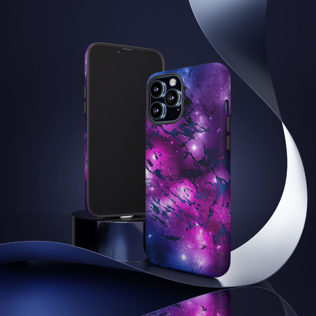 iPhone Case Tough Cases -Watercolor Marble Galaxy #2
