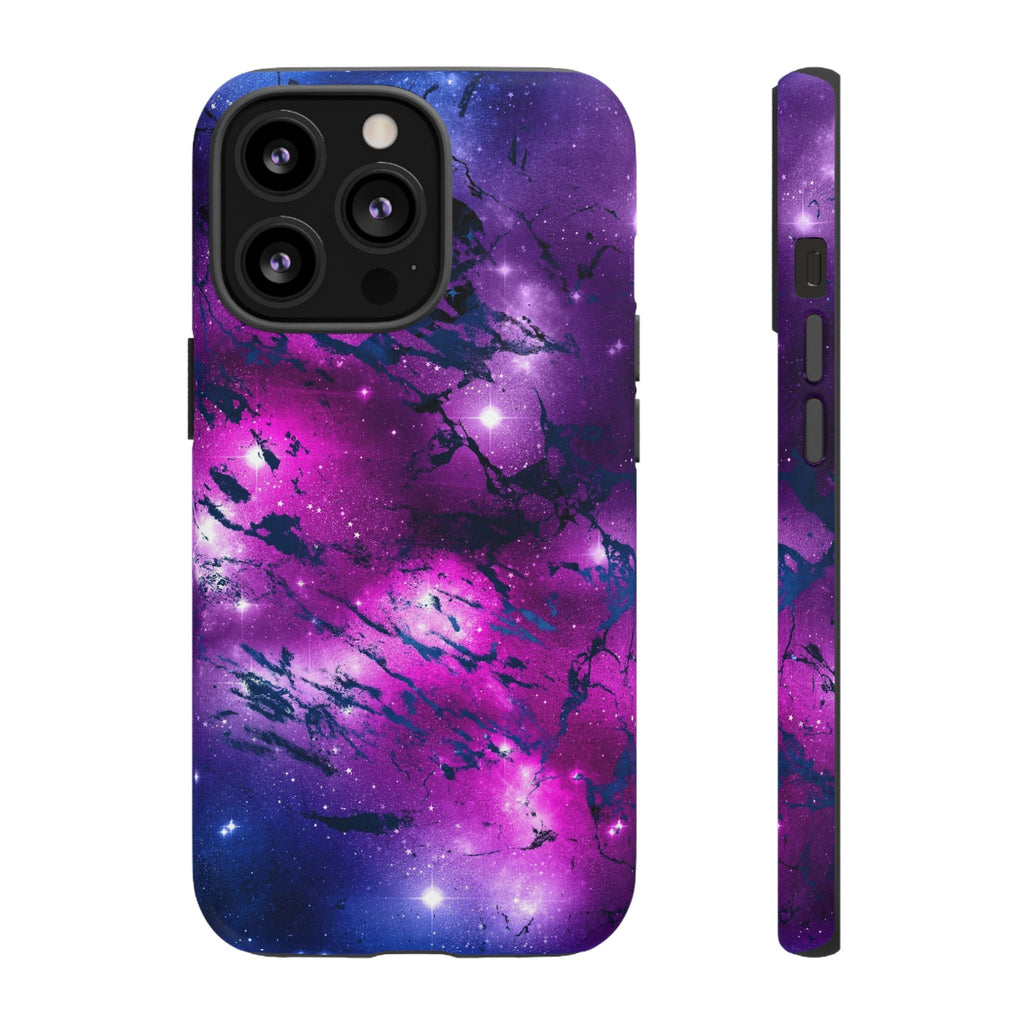iPhone Case Tough Cases -Watercolor Marble Galaxy #2