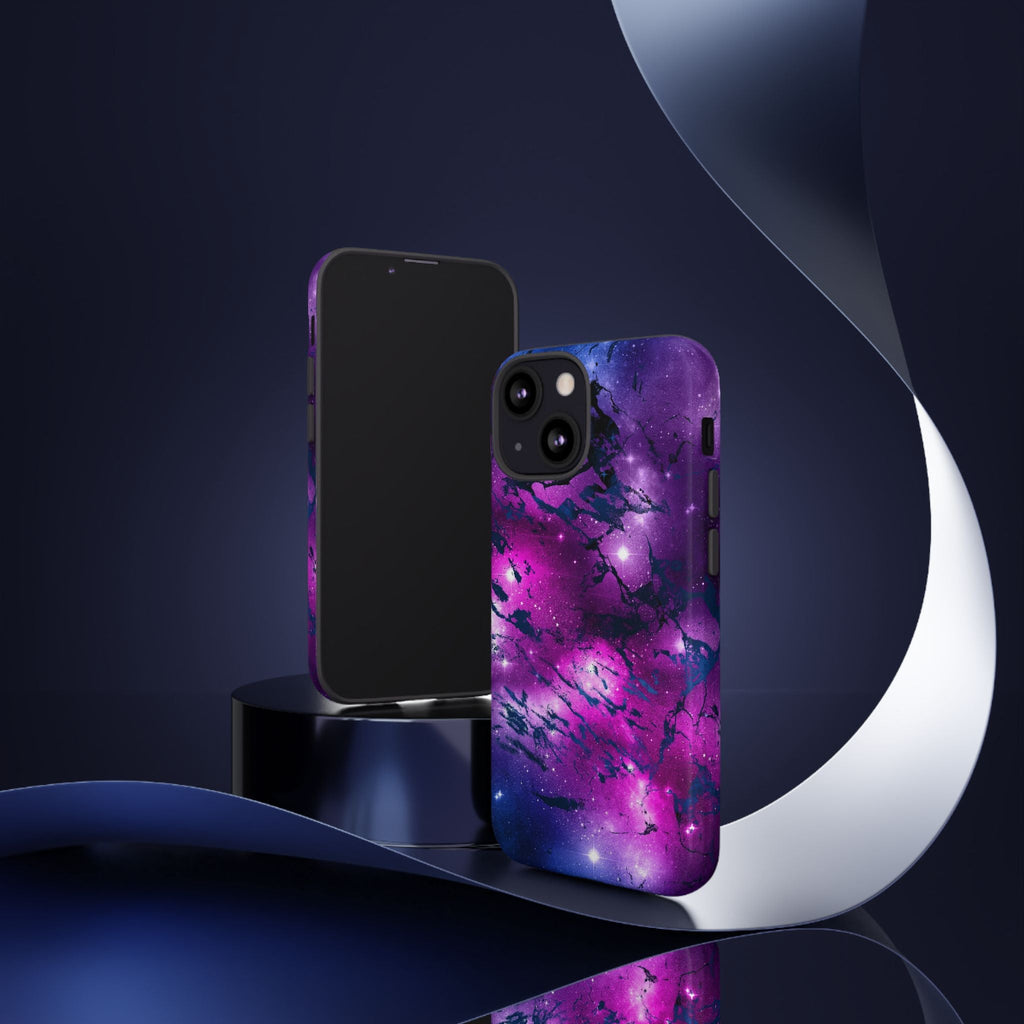 iPhone Case Tough Cases -Watercolor Marble Galaxy #2