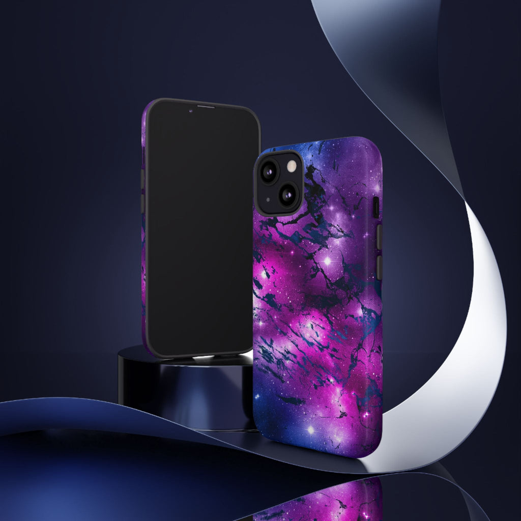 iPhone Case Tough Cases -Watercolor Marble Galaxy #2