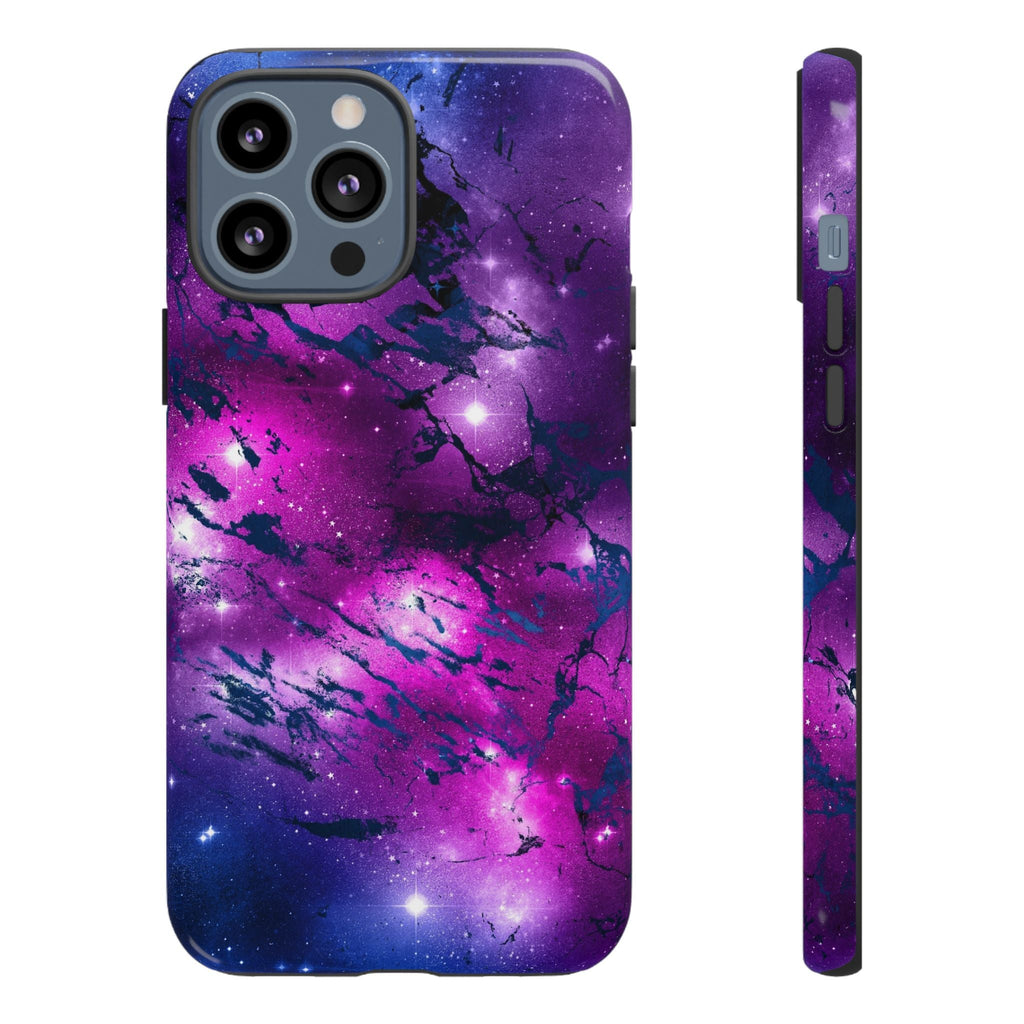 iPhone Case Tough Cases -Watercolor Marble Galaxy #2