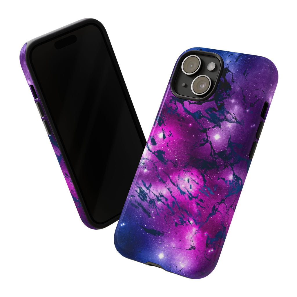 iPhone Case Tough Cases -Watercolor Marble Galaxy #2
