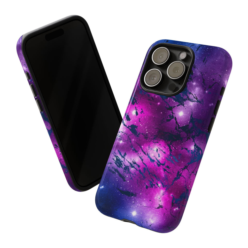 iPhone Case Tough Cases -Watercolor Marble Galaxy #2