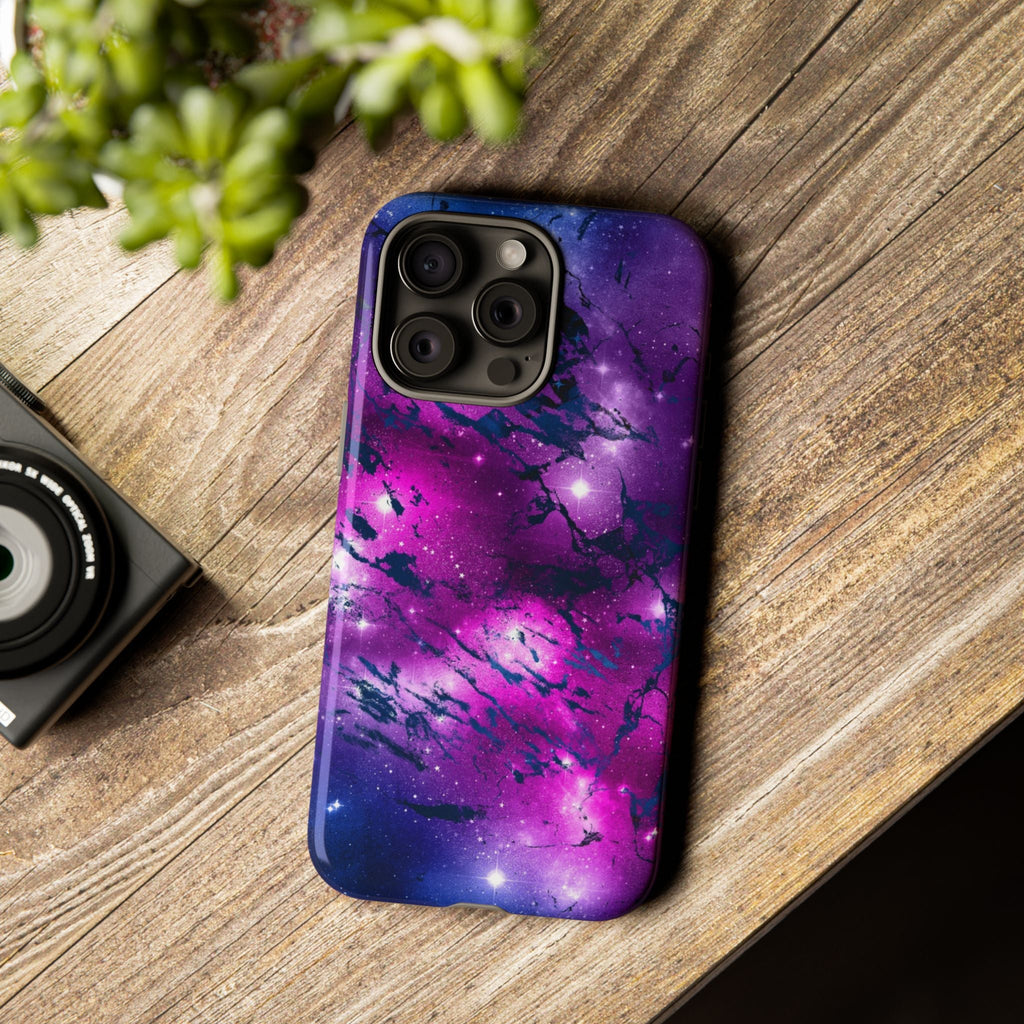 iPhone Case Tough Cases -Watercolor Marble Galaxy #2