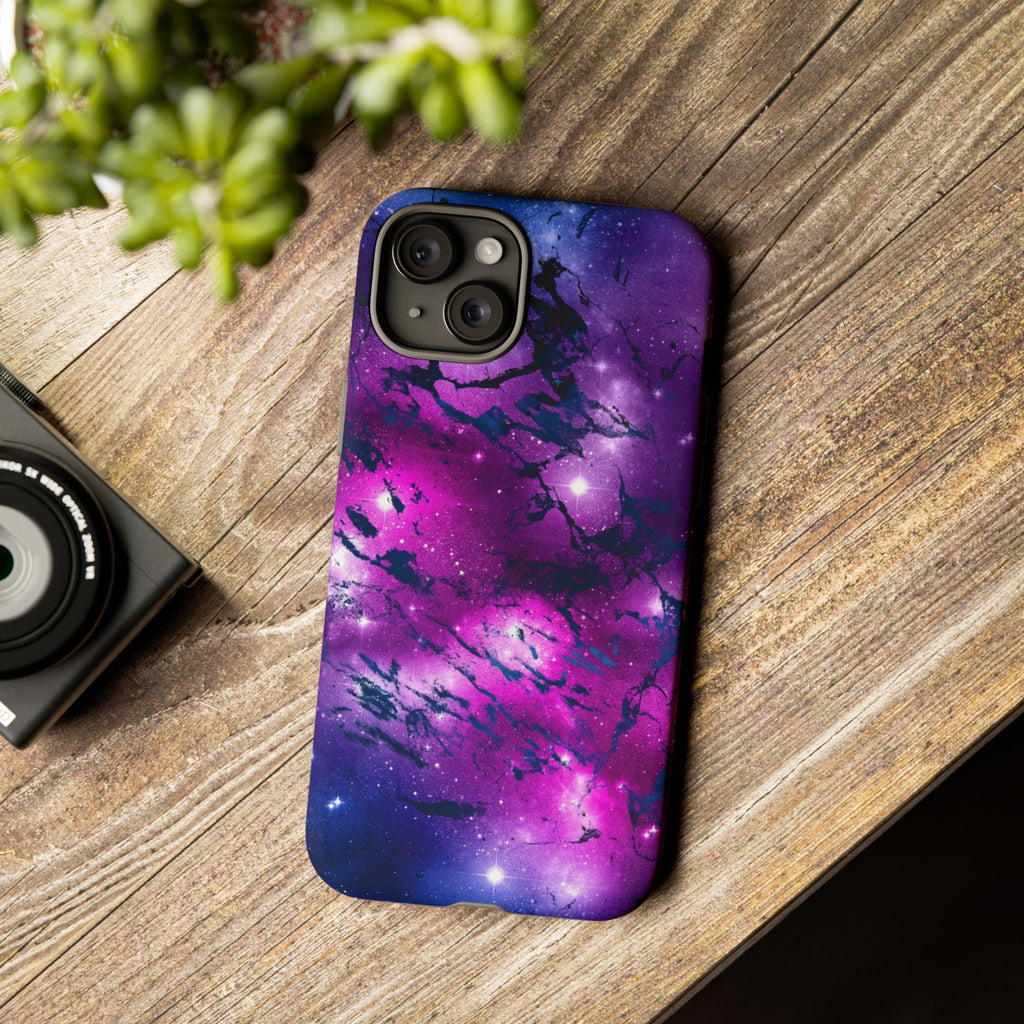 iPhone Case Tough Cases -Watercolor Marble Galaxy #2
