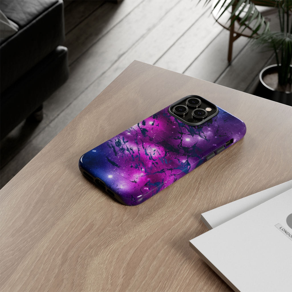 iPhone Case Tough Cases -Watercolor Marble Galaxy #2