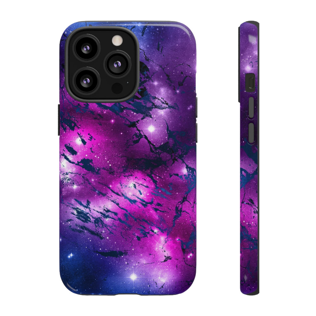 iPhone Case Tough Cases -Watercolor Marble Galaxy #2
