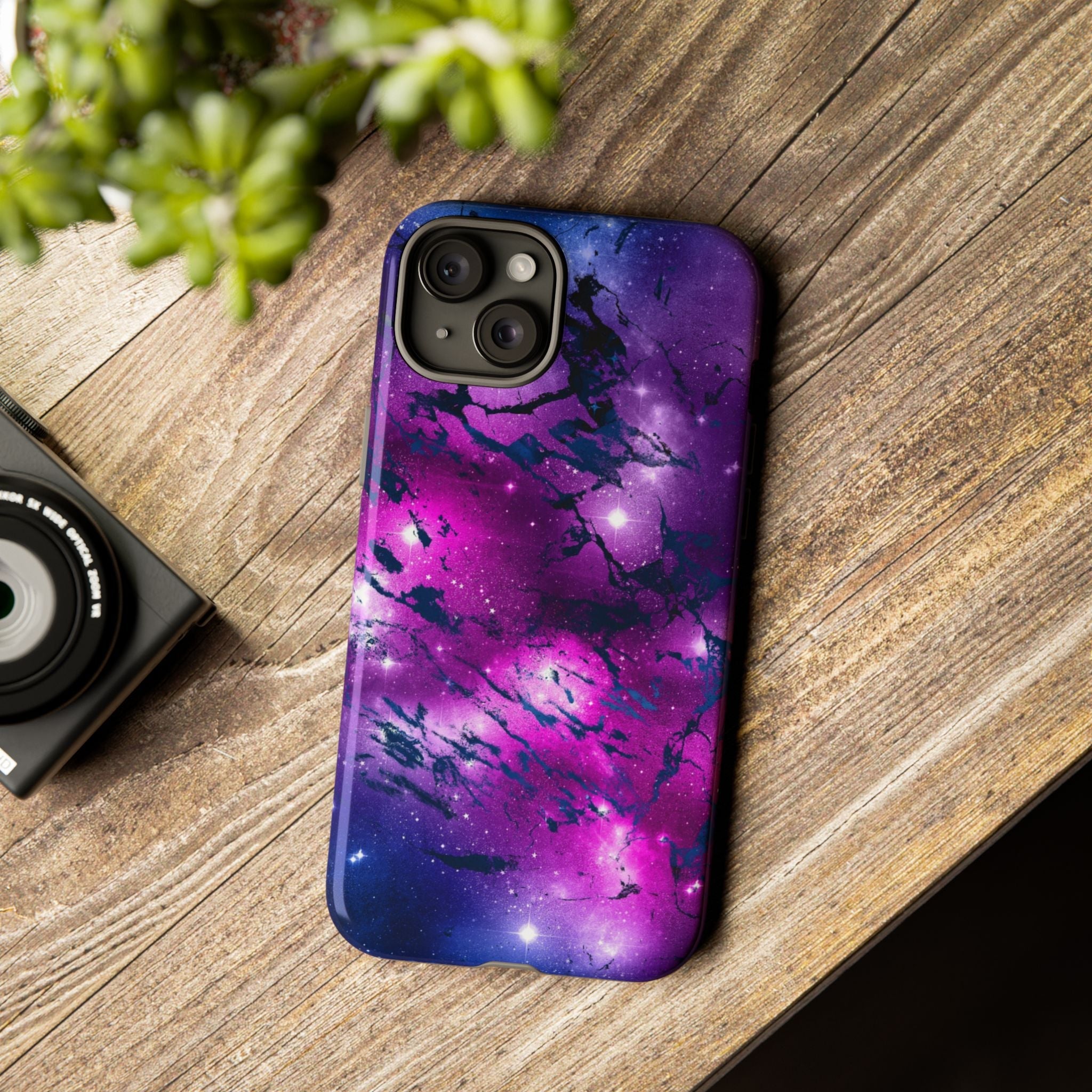 iPhone Case Tough Cases -Watercolor Marble Galaxy #2