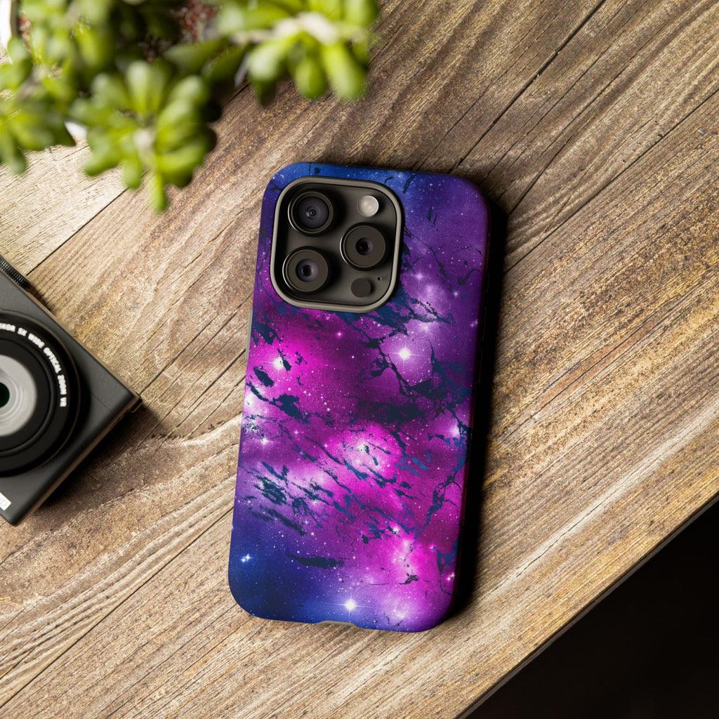 iPhone Case Tough Cases -Watercolor Marble Galaxy #2