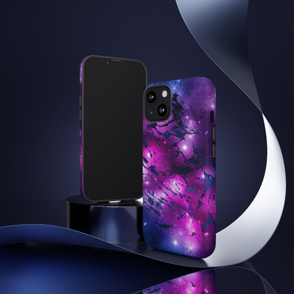 iPhone Case Tough Cases -Watercolor Marble Galaxy #2