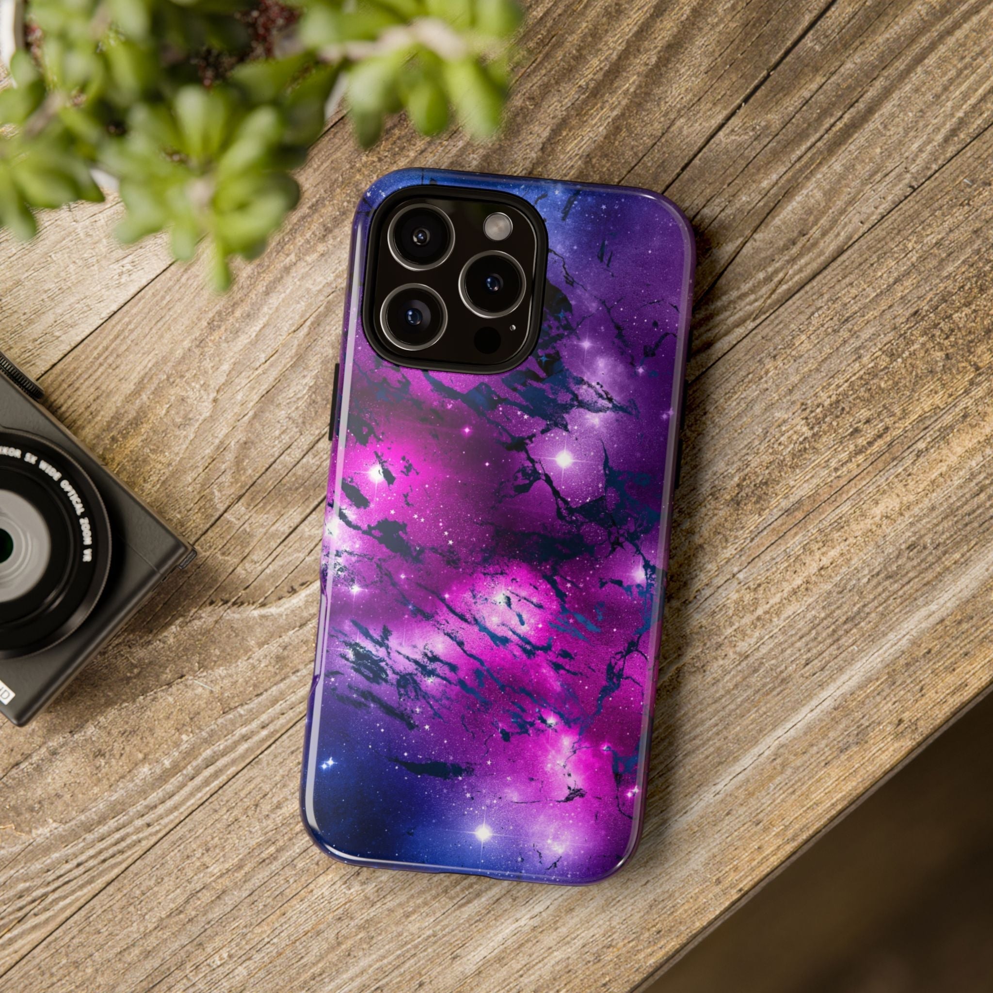 iPhone Case Tough Cases -Watercolor Marble Galaxy #2