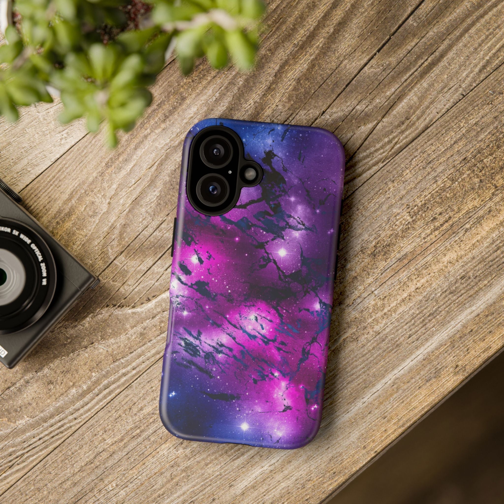 iPhone Case Tough Cases -Watercolor Marble Galaxy #2