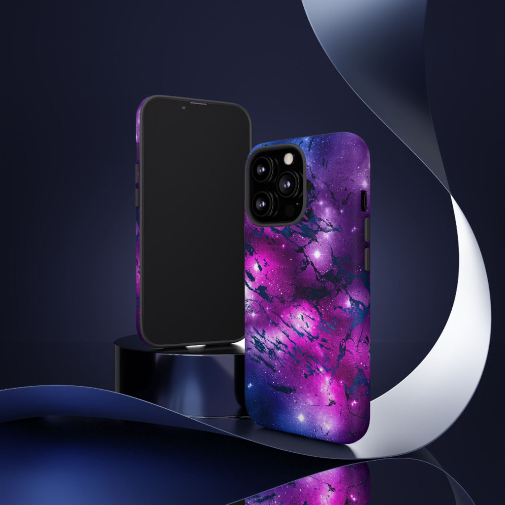 iPhone Case Tough Cases -Watercolor Marble Galaxy #2