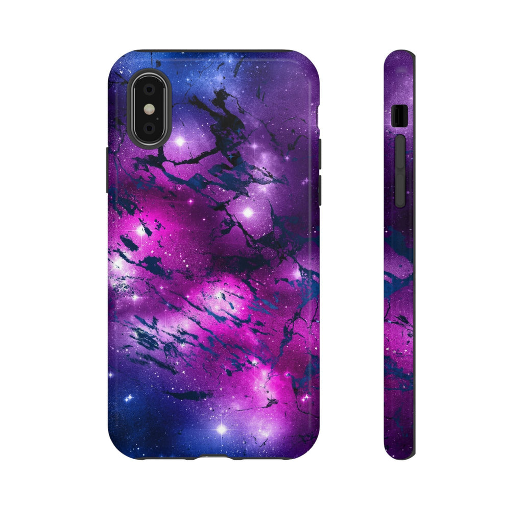 iPhone Case Tough Cases -Watercolor Marble Galaxy #2