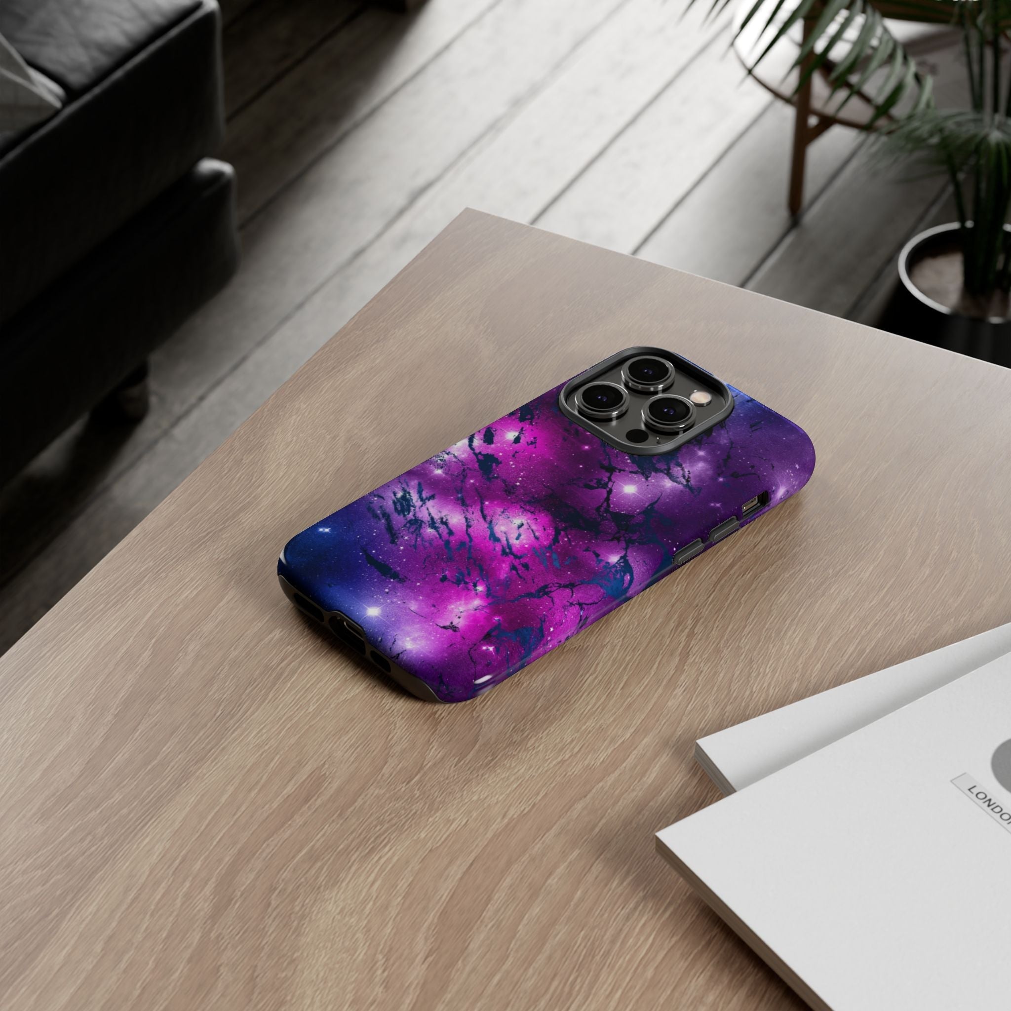 iPhone Case Tough Cases -Watercolor Marble Galaxy #2