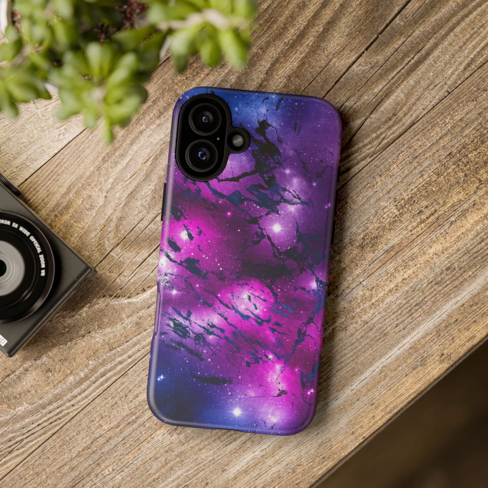iPhone Case Tough Cases -Watercolor Marble Galaxy #2