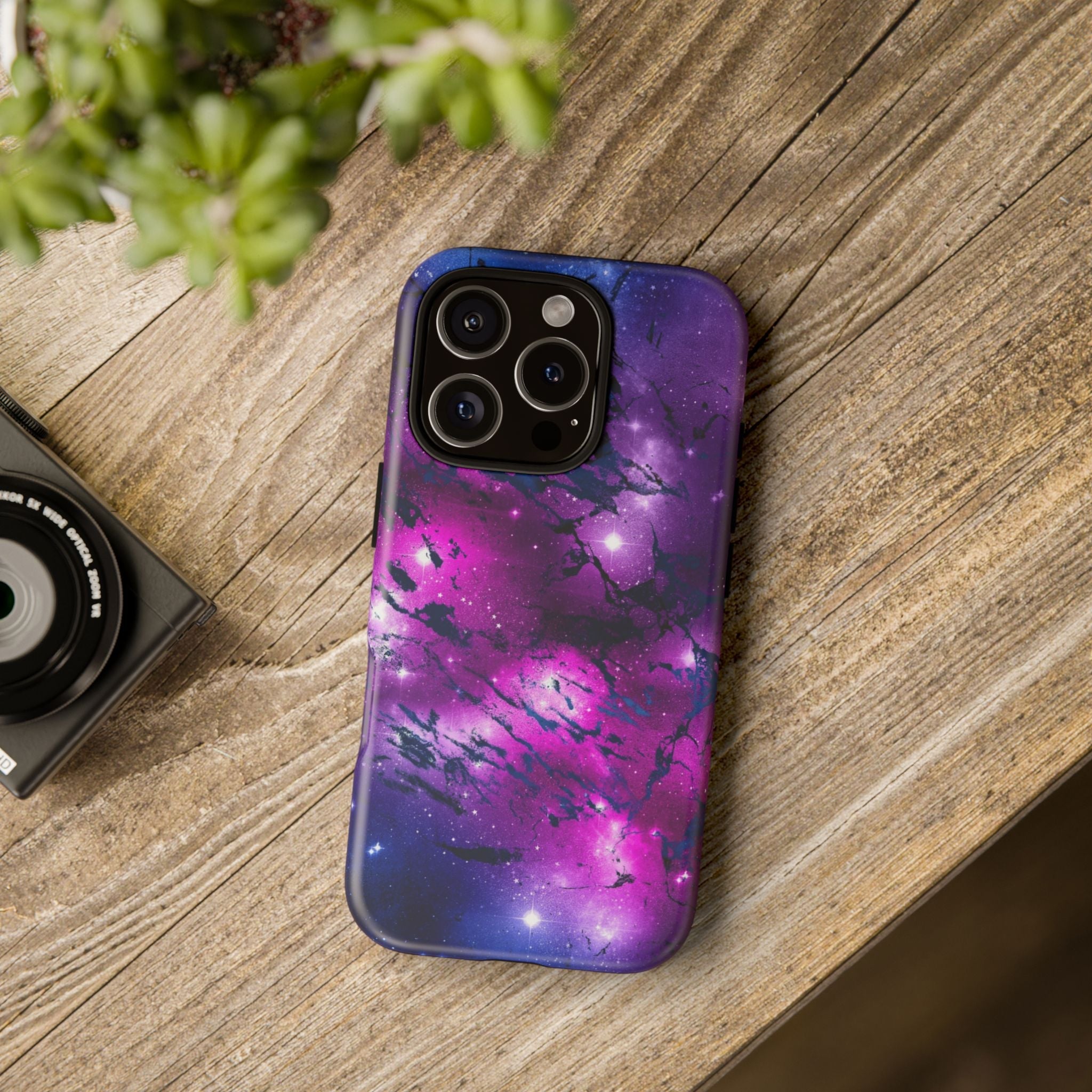 iPhone Case Tough Cases -Watercolor Marble Galaxy #2