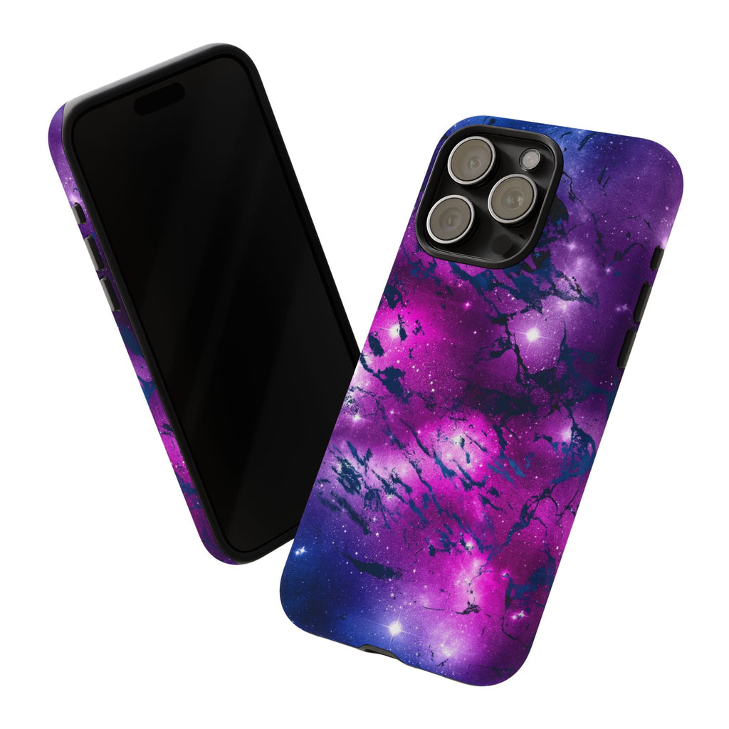 iPhone Case Tough Cases -Watercolor Marble Galaxy #2