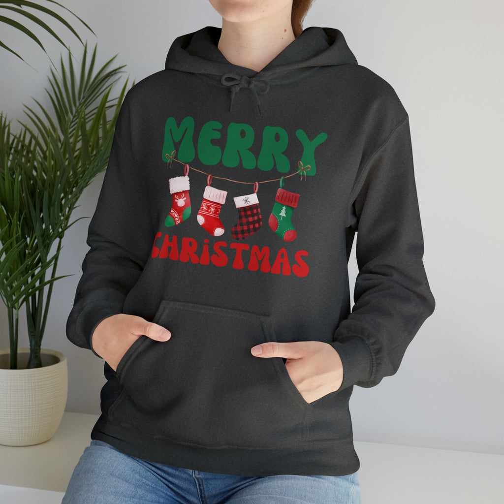 Merry Christmas Hoodies 2 Hooded Sweatshirt Gift for Her