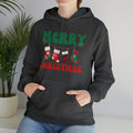 Merry Christmas Hoodies 2 Hooded Sweatshirt Gift for Her