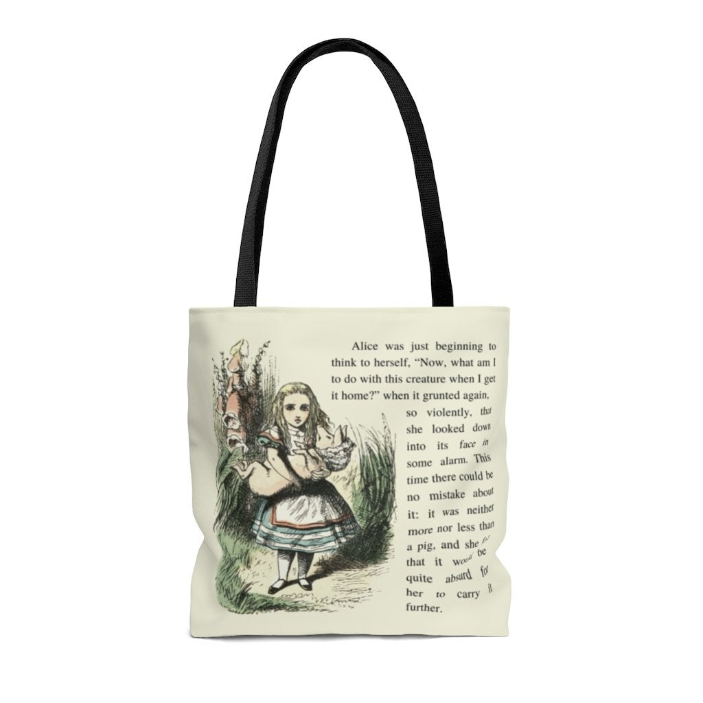Premium Polyester Tote Bag - Alice in Wonderland Gifts #101