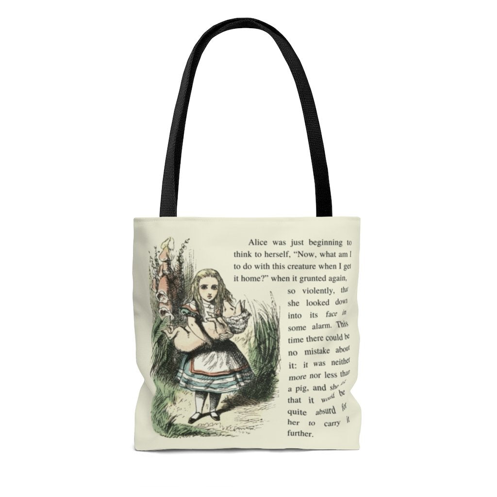 Premium Polyester Tote Bag - Alice in Wonderland Gifts #101