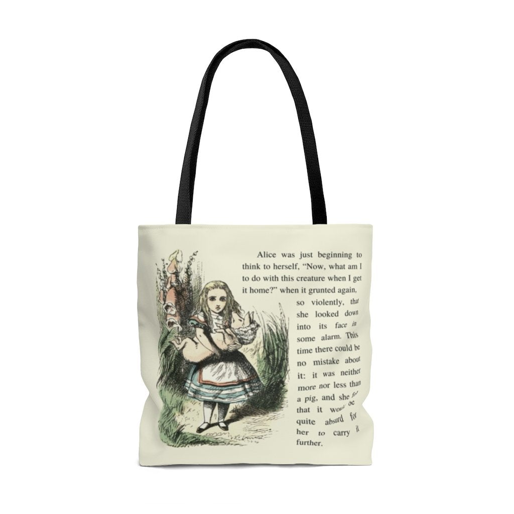 Premium Polyester Tote Bag - Alice in Wonderland Gifts #101
