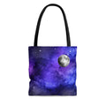 Premium Polyester Tote Bag - Moon Phases #102 Galaxy