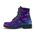 Purple Boots Butterfly Shoes #104 Purple | Combat Boots