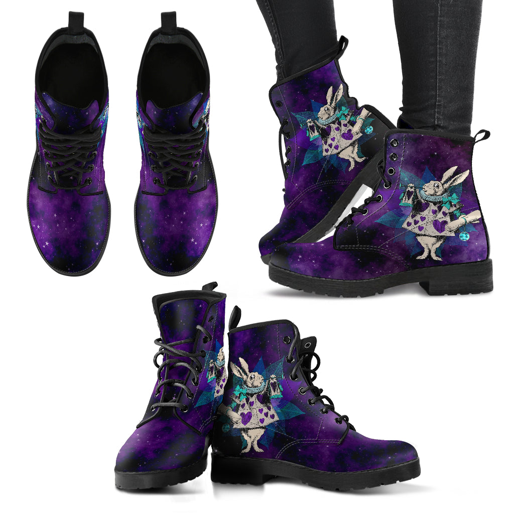 Purple Boots for Women Alice in Wonderland Gifts #25 Purple