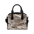 Shoulder Handbag-Snake Skin Print 102 Vegan Leather