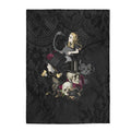 Alice in Wonderland Blanket #102 Goth Series Velveteen