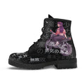 Anime Boots 7-Black Combat Boots Anime Custom Shoes Vegan