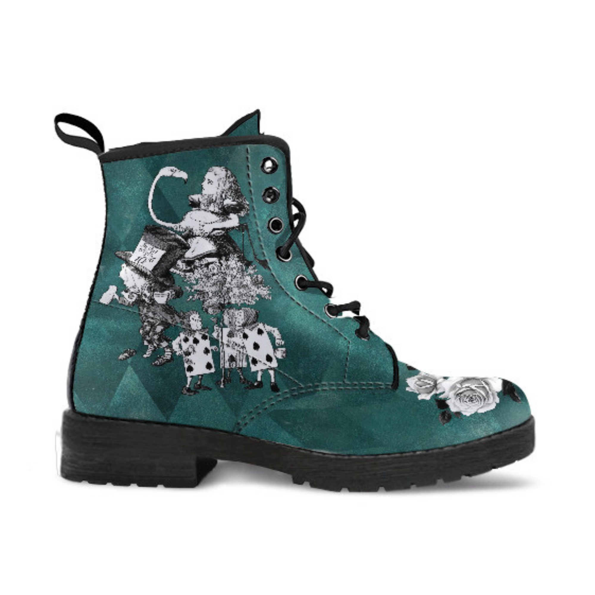 Combat Boots-Alice in Wonderland 65 Classic Series Vegan